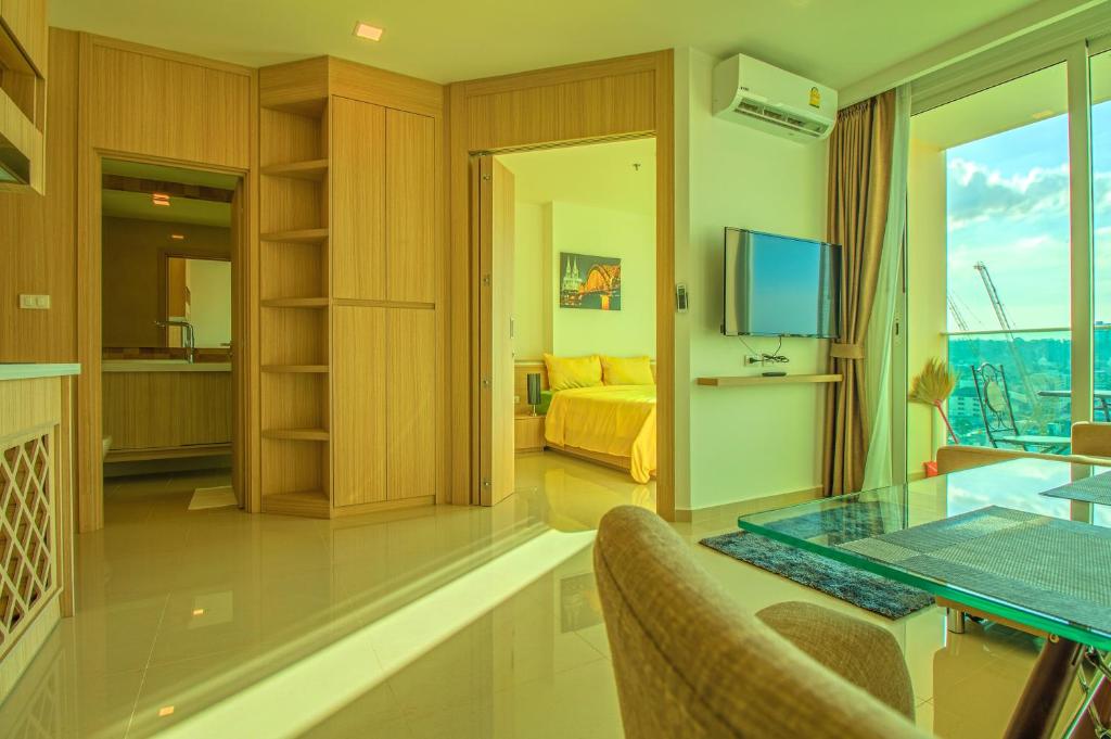 SUITE APARTMENT in CITY GARDEN TOWER Pool, Sauna & Gym 1 Km From Walking Street SUITE APARTMENT in CITY GARDEN TOWER Pool, Sauna & Gym 1 Km From Walking Street