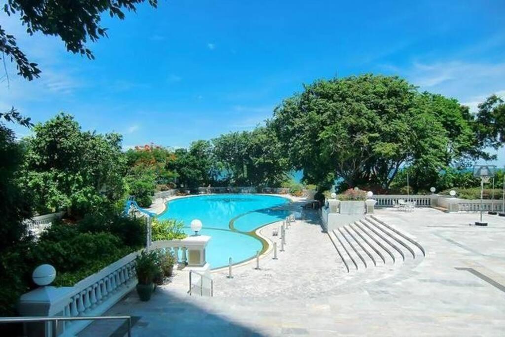 Private beach Spacious pool and panoramic SeaView from balconies, 3 Bedroom in Pattaya