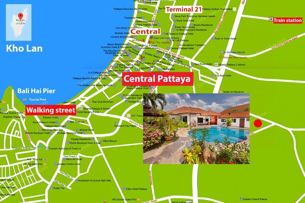 Villa Pattaya Hill, Free Electricity, minutes from Beach and Pattaya Villa Pattaya Hill, Free Electricity, minutes from Beach and Pattaya